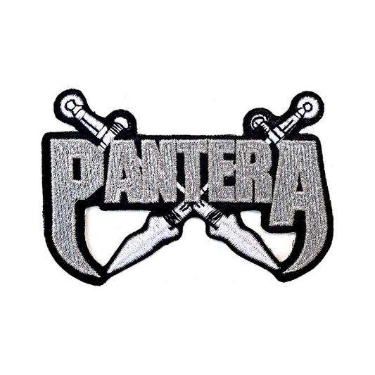 Pantera Aufnäher Patch Silver Swords