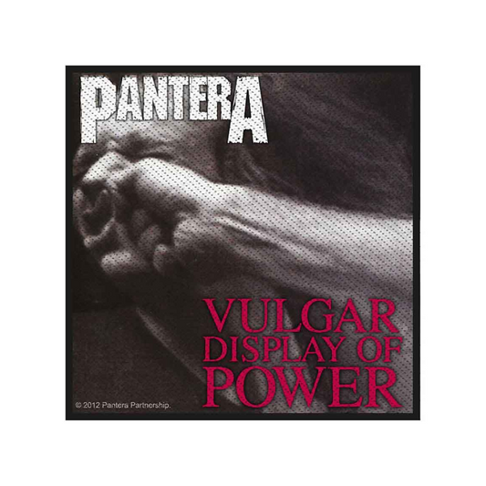 Pantera Aufnäher Patch Vulgar Display Of Power