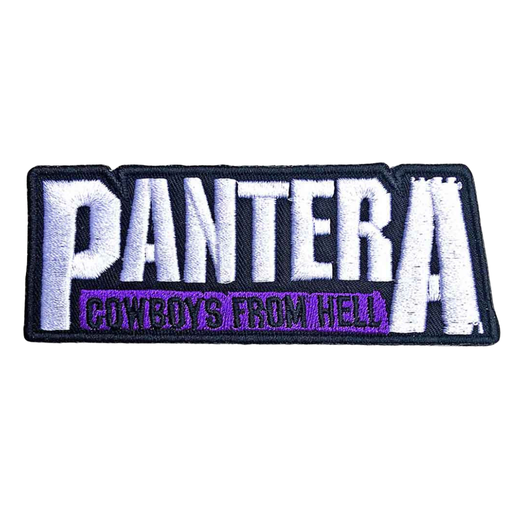 Pantera Patch · Stripe Cowboys From Hell (10cm x 5cm)