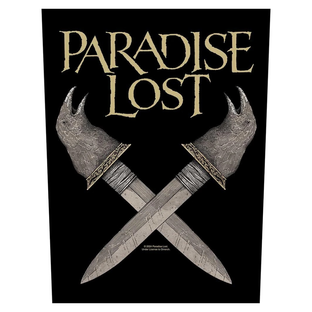 Paradise Lost Backpatch Rückenaufnäher · Obsidian (29cm x 34cm)