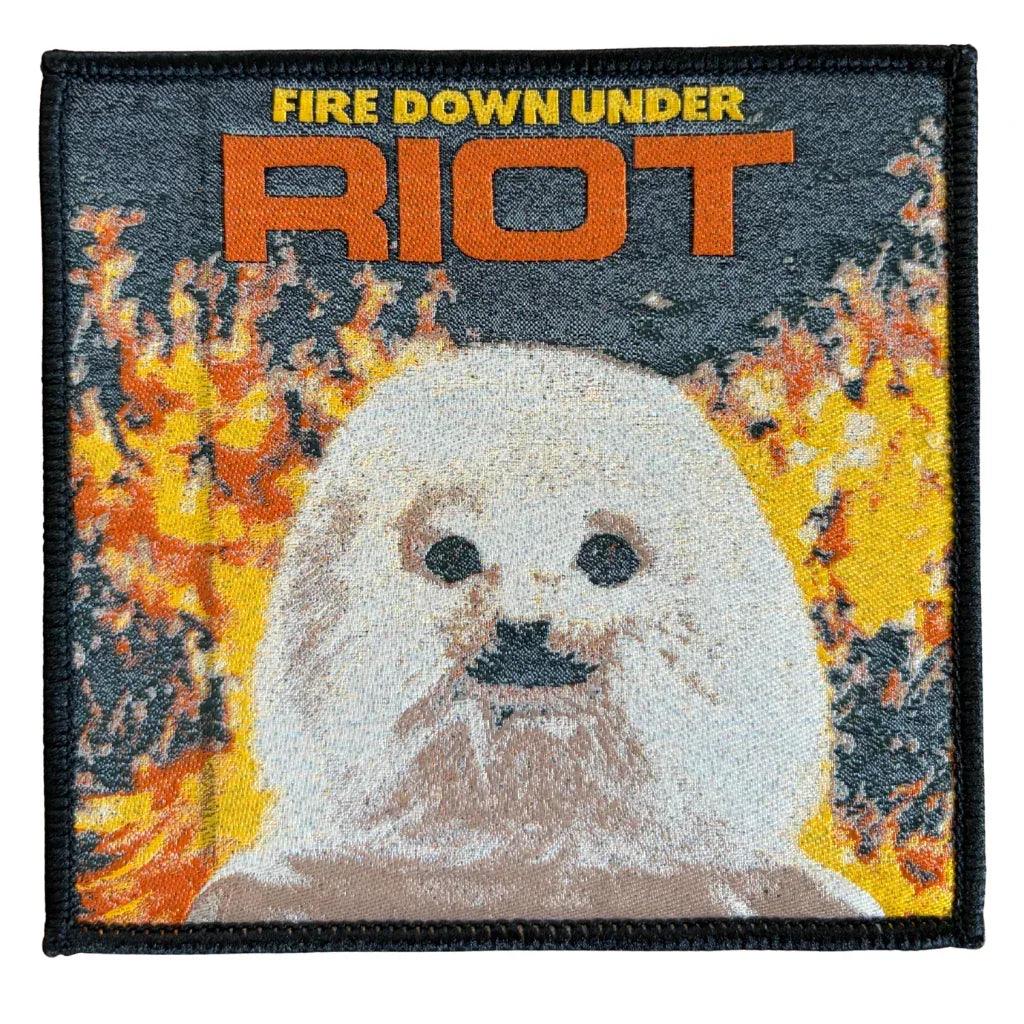 Riot Patch · Fire Down Under (10cm x 10cm) - Totenkopf.com