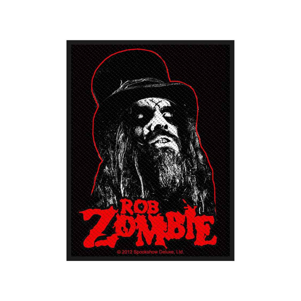 Rob Zombie Aufnäher Patch Logo Portrait