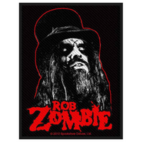 Rob Zombie Aufnäher Patch Logo Portrait