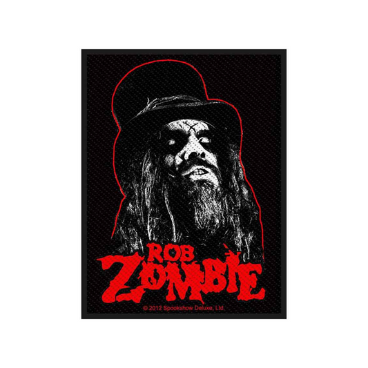 Rob Zombie Aufnäher Patch Logo Portrait