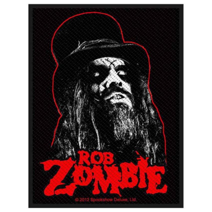 Rob Zombie Aufnäher Patch Logo Portrait