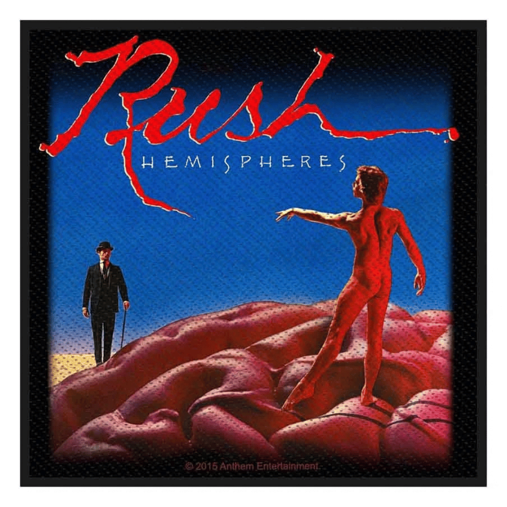 Rush Patch · Hemispheres (10cm x 10cm)