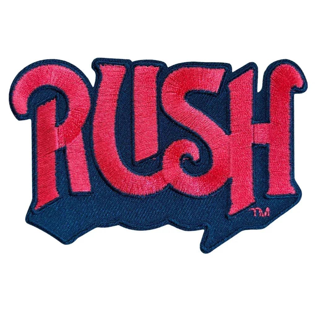 Rush Patch · Text Logo Cut Out (10cm x 6cm) – Totenkopf.com