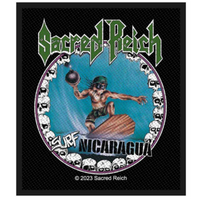 Sacred Reich Aufnäher Patch Logo Nicaragua