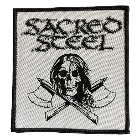 Sacred Steel Patch · Skull (9cm x 9cm)