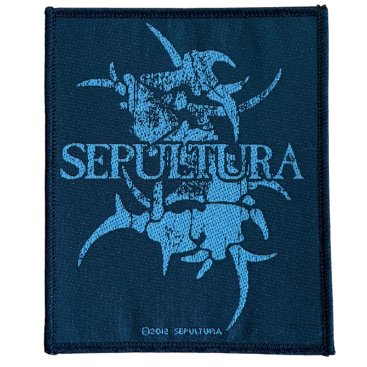 Sepultura Patch · Black Tribal Logo (8cm x 10cm)