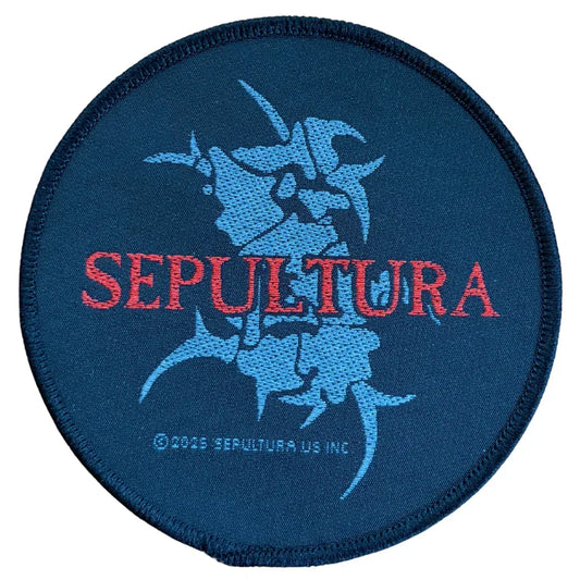 sepultura-patch-rund-tribal-and-logo - Totenkopf.com