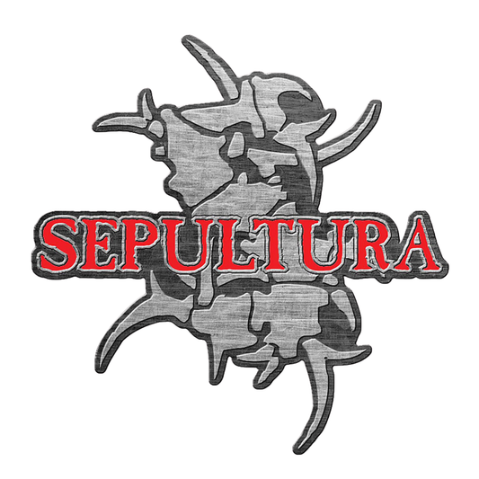 Sepultura Anstecker Pin · Logo & Tribal S (4cm x 3cm)