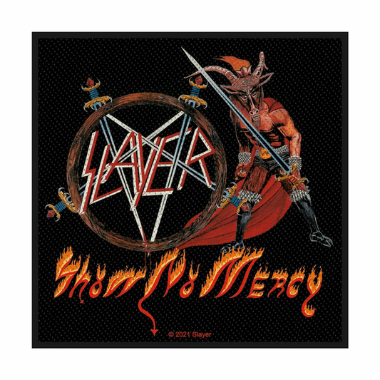 Slayer Merch Standard Patch Show No Mercy