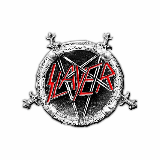 Slayer Pin Badge Anstecker Pentagram