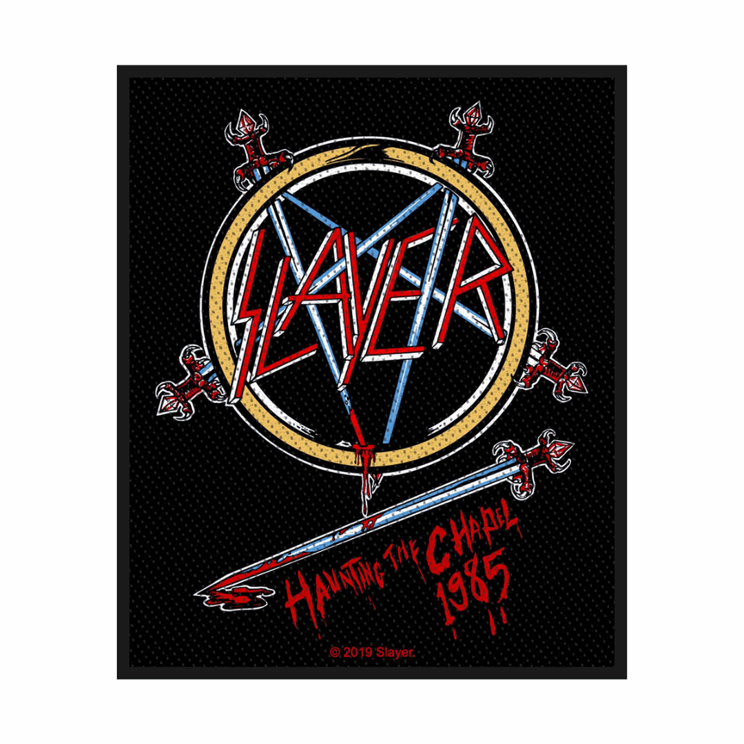 Slayer Merch Standard Patch Haunting the Chapel