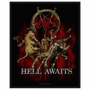 Slayer Patch Aufnäher · Hell Awaits · Offizieller Metal Band Merch