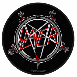 Slayer Patch Aufnäher · Pentagram · Offizieller Metal Band Merch