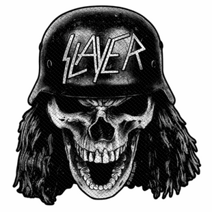 Slayer Patch Aufnäher · Wehrmacht Skull · Offizieller Metal Band Merch