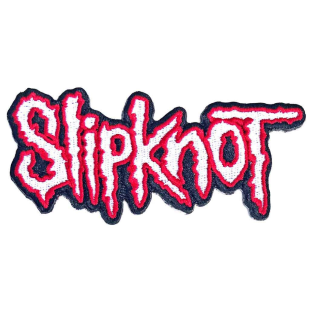 Slipknot Aufnäher Patch Logo Red Border