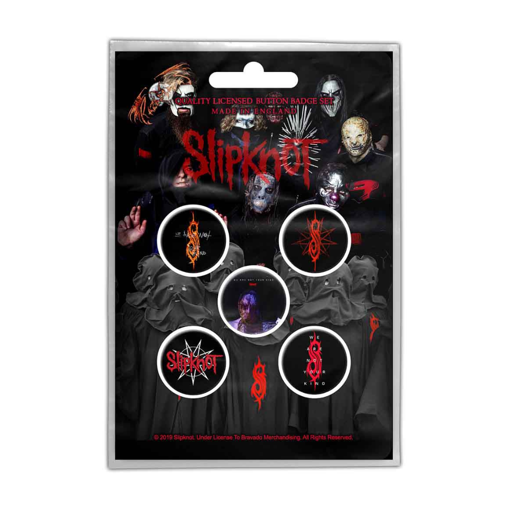 Slipknot Badge Button Pin Badge (Ensemble de 5) Nous ne sommes pas votre genre