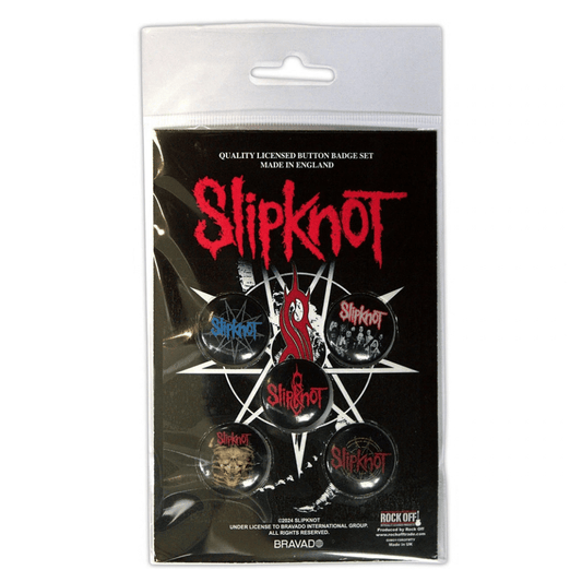 Slipknot Anstecker Button · Tribal S (5 Stück - Ø 15mm)