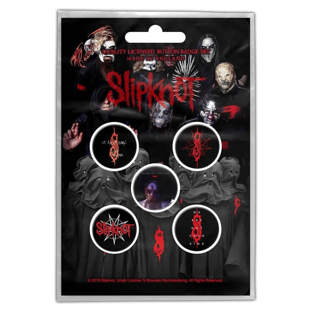 Slipknot Anstecker Button · We Are Not Your Kind (5 Stück - Ø 15mm)