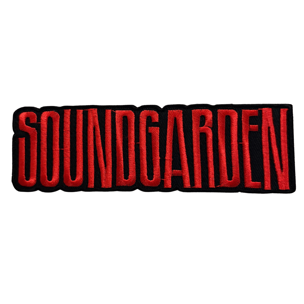 Soundgarden Patch · Logo Text Stripe (12cm x 4cm)