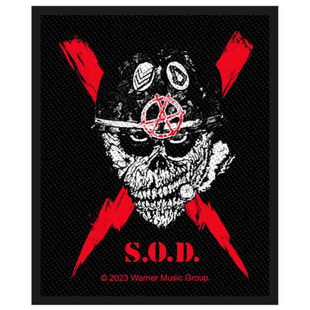 Stormtroopers Of Death Patch Aufnäher · S.O.D Seargent D · Offizieller Metal Band Merch