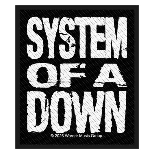 System Of A Down Patch · Stacked Logo (8cm x 10cm)
