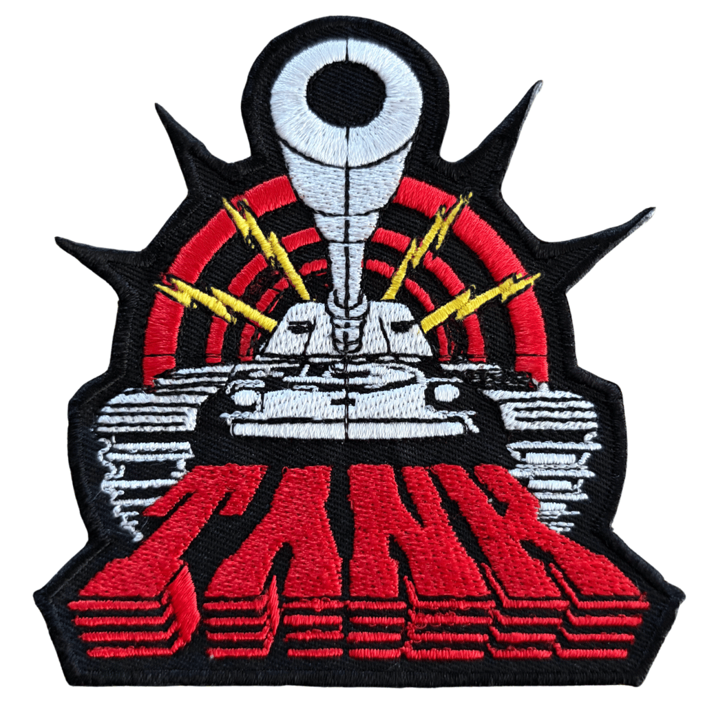 Biker Motiv Patch · Tank Panzer (9cm x 10cm)