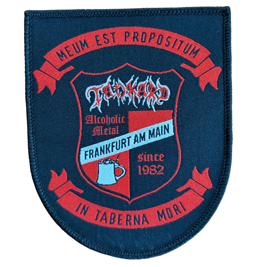 Tankard Patch · Alcoholic Metal Since 1982 Wappen (8cm x 9cm)