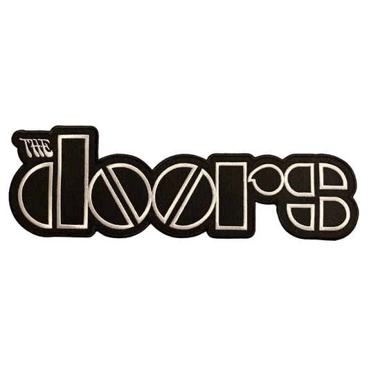 The Doors Backpatch Rückenaufnäher · Text Logo Backstripe (26cm x 9cm)