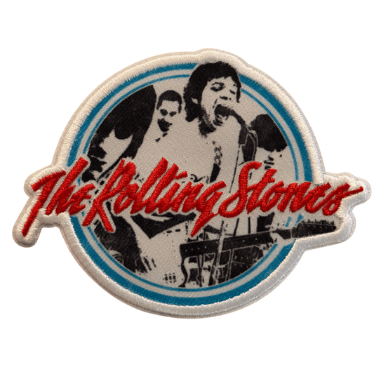 The Rolling Stones Patch Rund · Concert Poster (Ø 7cm)