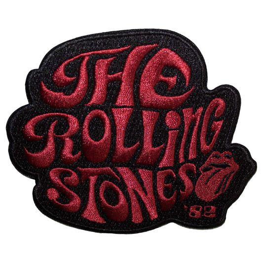 The Rolling Stones Patch · Swirl Logo 1982 (10cm x 9cm)
