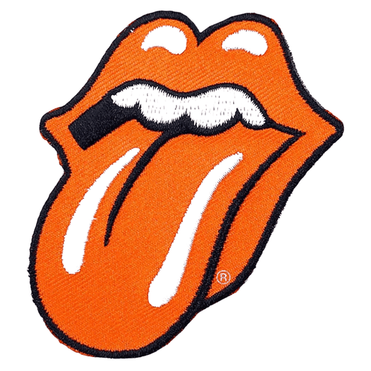 The Rolling Stones Patch · Classic Zunge Orange (7cm x 10cm)