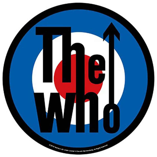 The Who Backpatch Rückenaufnäher Rund · Target (Ø 28cm)