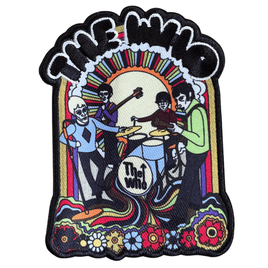 The Who Patch · Trippy Illustration Band (8cm x 10cm)