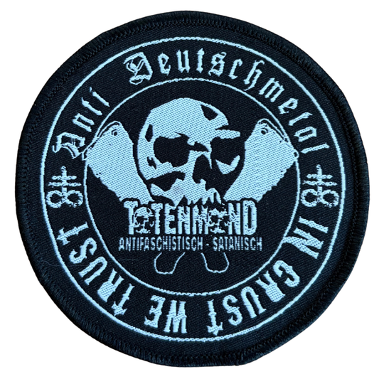 Totenmond Patch Rund · In Crust We Trust (Ø 10cm)
