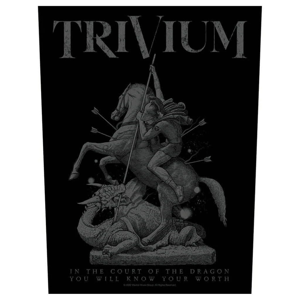 Trivium Backpatch Rückenaufnäher · In The Court Of The Dragon (29cm x 34cm)