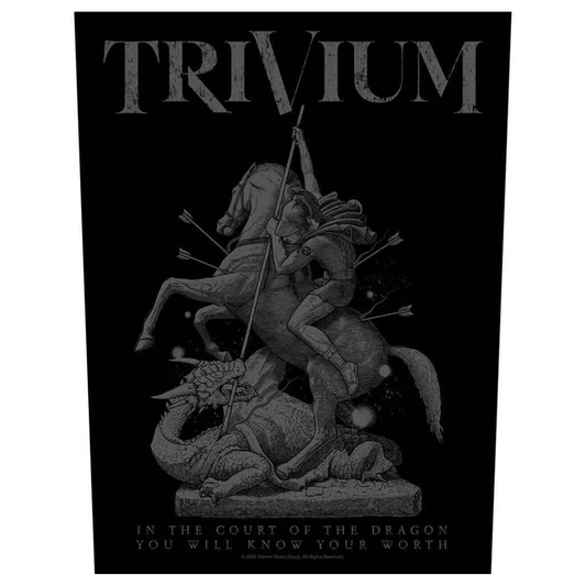 Trivium Backpatch Rückenaufnäher · In The Court Of The Dragon (29cm x 34cm)
