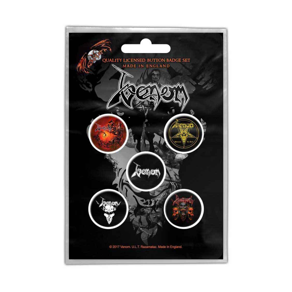 Venom Anstecker Button Pin Badge (5er Set)