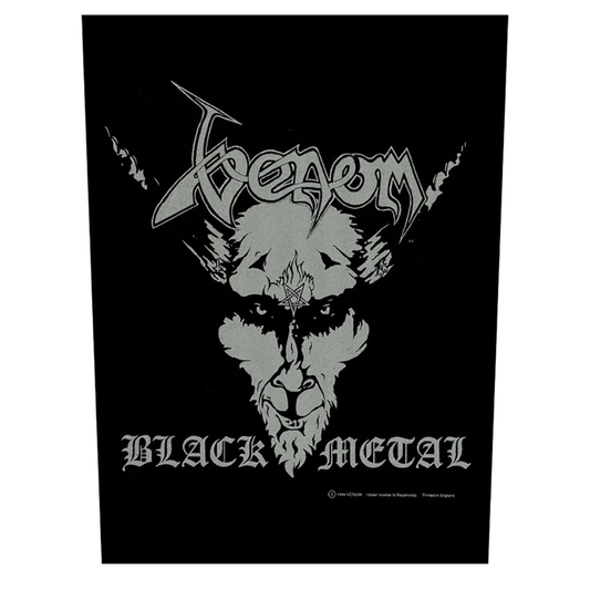 Venom Backpatch Rückenaufnäher · Black Metal (29cm x 34cm)