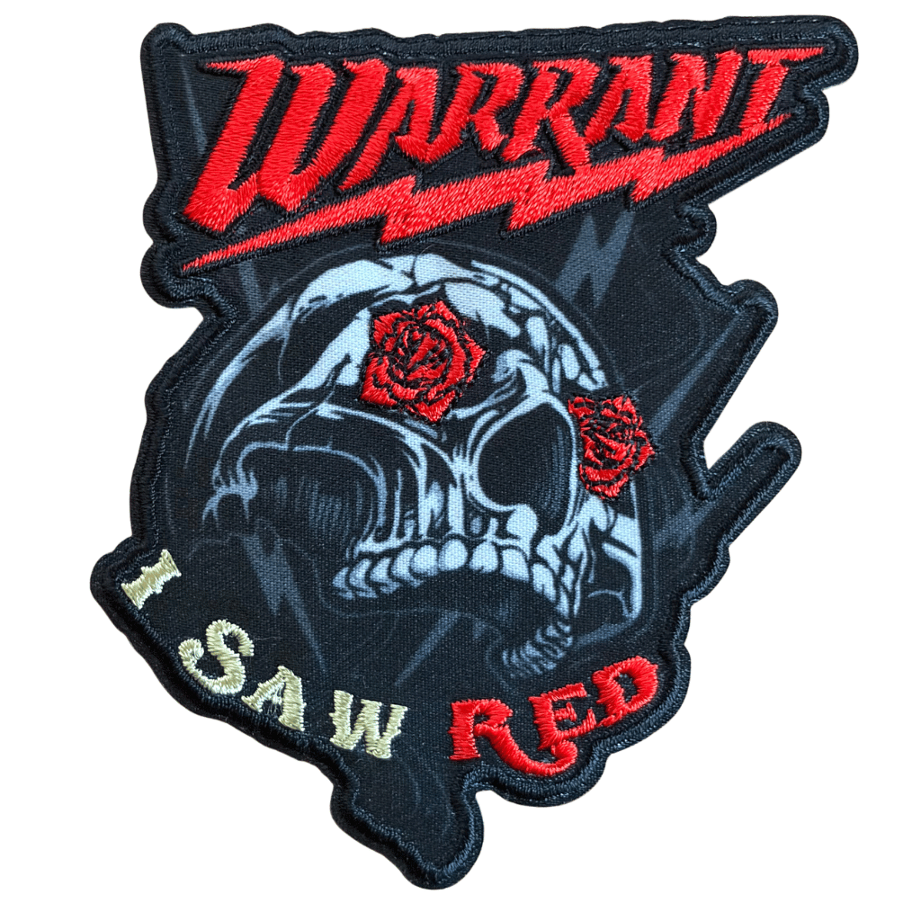 Warrant Patch · I Saw Red (7cm x 10cm)