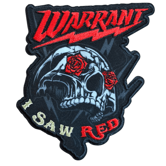 Warrant Patch · I Saw Red (7cm x 10cm)