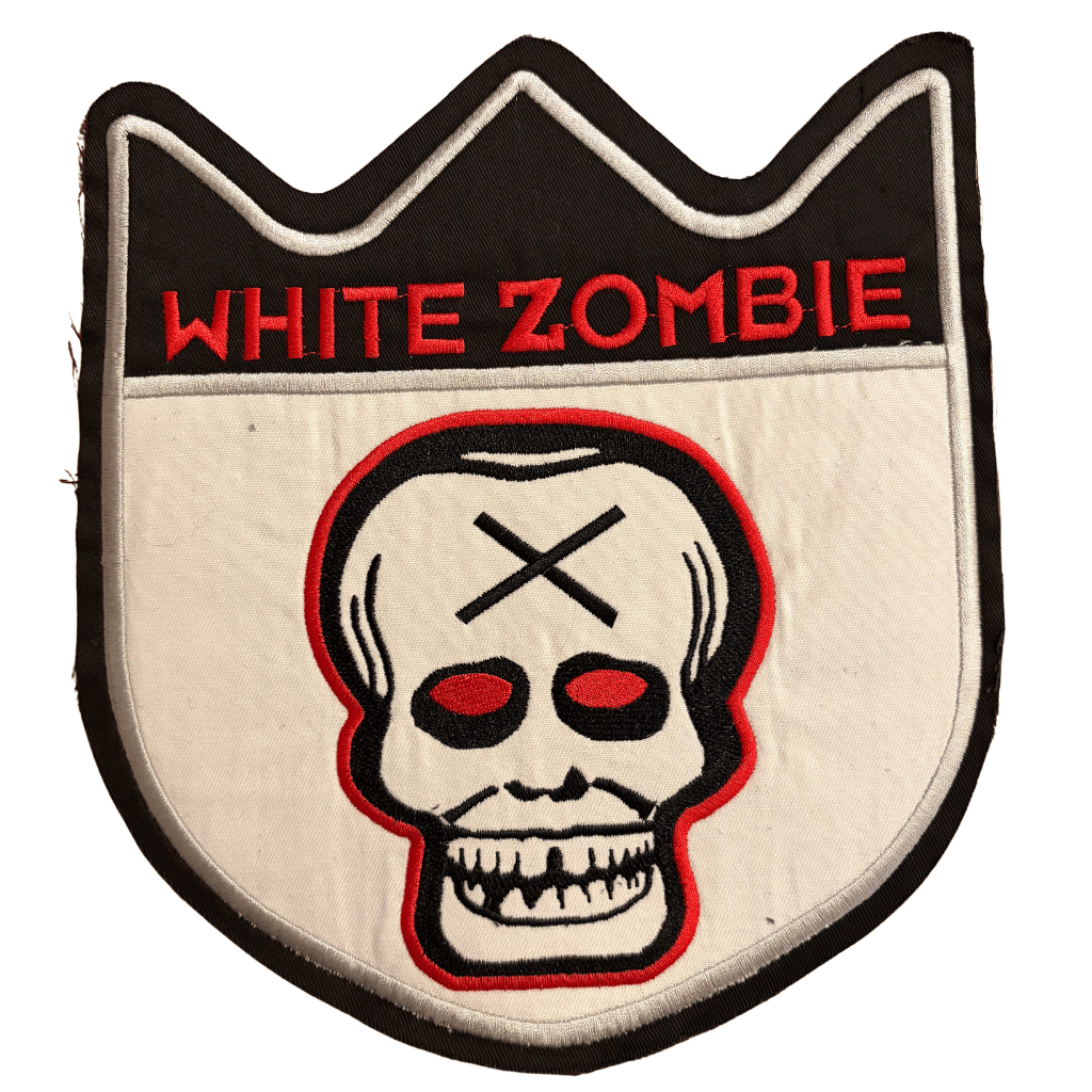 White Zombie Backpatch Rückenaufnäher · X Skullhead (24cm x 22cm)